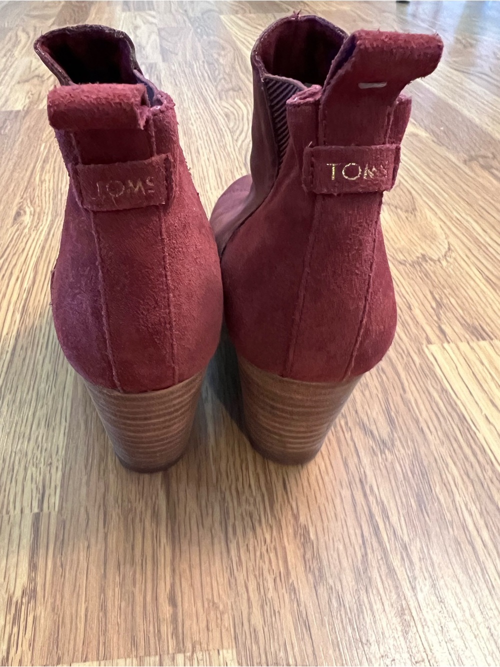 Tom’s Wedge Ankle Slip on Slip Resistant Boots - Picture 9 of 13